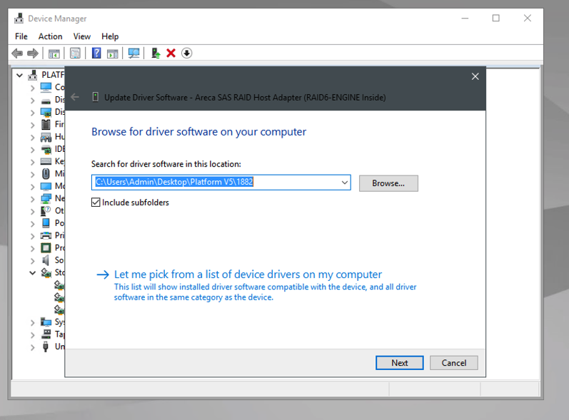 How do I update the RAID controller drivers and firmware?